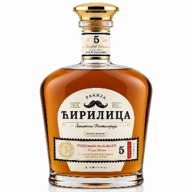 Rakija Ćirilica Šljivovica - 5 godina 0,7l