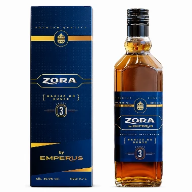 Rakija Emperus Zora Dunja Barik 3 godine 0,7l – poklon pakovanje
