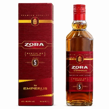 Rakija Emperus Zora Jabuka Barik 5 godina 0,7l – poklon pakovanje