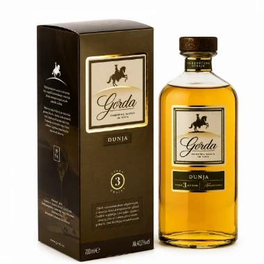 Rakija Gorda Dunja 3 godine 0,7l – poklon pakovanje