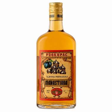 Rakija Prokupac Manastirka Šljivova Preprečenica 1L
