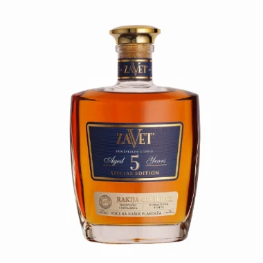 Rakija Zavet Šljiva 5 Special Edition  0,75l