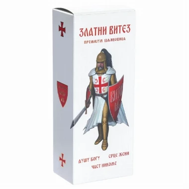 Rakija Zlatni Vitez 0,7l – poklon pakovanje