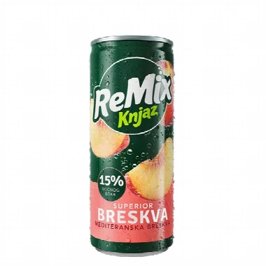 Sok Remix Knjaz Superior Breskva 0,33l