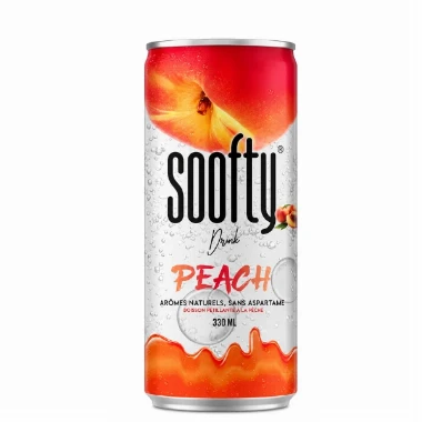 Soofty Gazirani Sok Breskva 0,33l