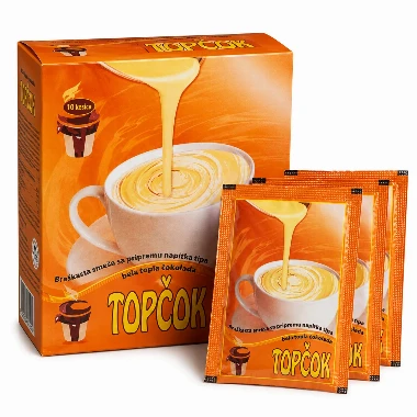 Topla čokolada TopČok bela 20 kom