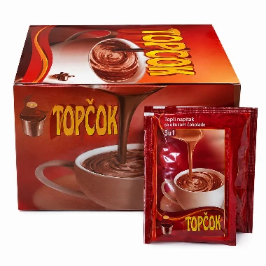 Topla čokolada TopČok crna 20 kom