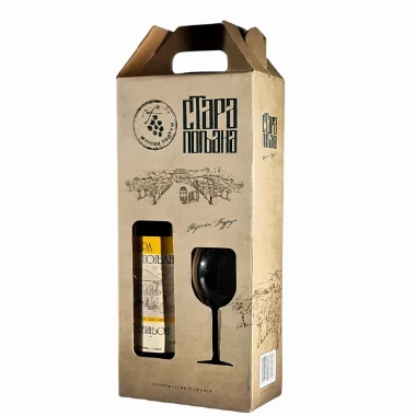Vino Ćalić Stara Poljana Sovinjon 0,75L – poklon pakovanje sa čašom 