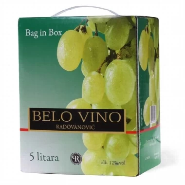 Vino Radovanović Belo Bag in Box 5l