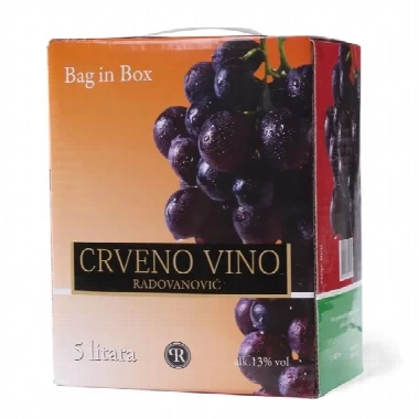 Vino Radovanović Crveno Bag in Box 5l