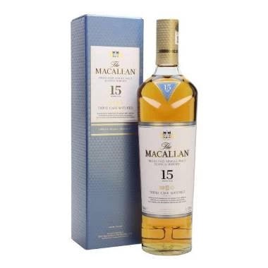 Viski Macallan 15Y Triple Cask 