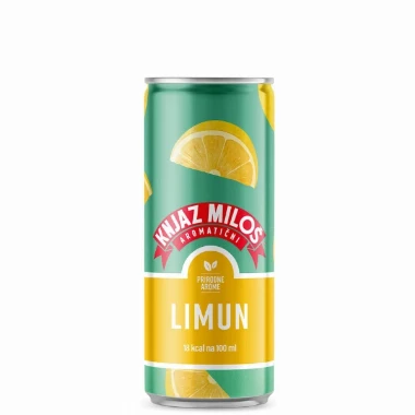 Voda Knjaz Miloš Aromatični Limun 0,33l 