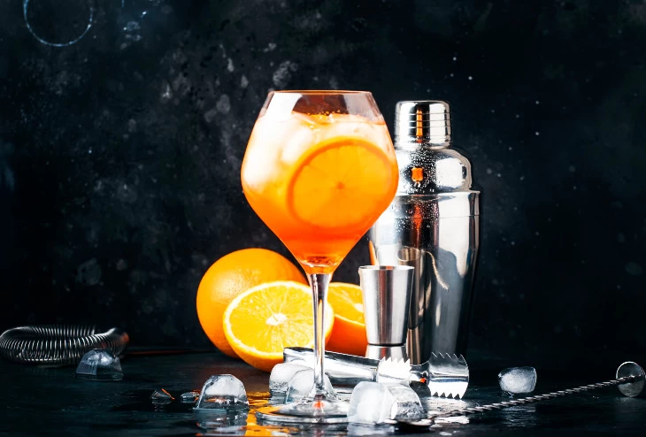 casa, aperol, pomorandza, sejker